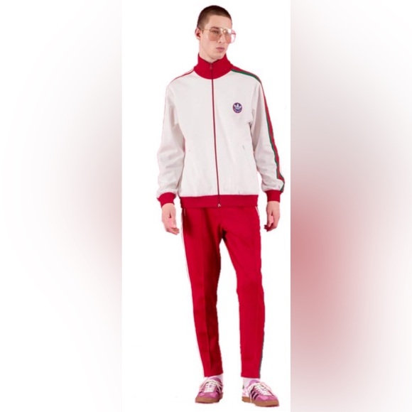 Gucci Adidas White and Red Jacket - Picture 4 of 14